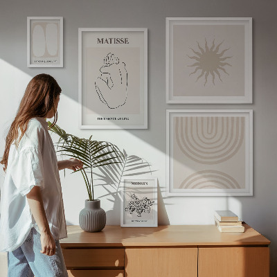 Galéria obrazov na stenu Minimalistické umelecké línie