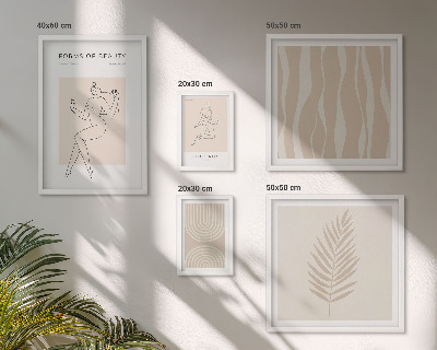 Galéria obrazov na stenu Krásne minimalistické motívy