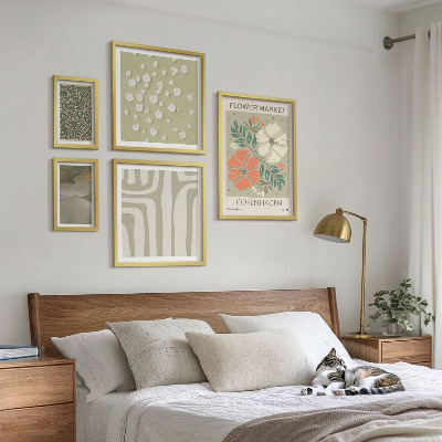 Galéria obrazov na stenu Rastlinné motívy boho vzory