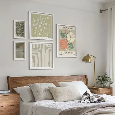 Galéria obrazov na stenu s rastlinnými boho motívmi