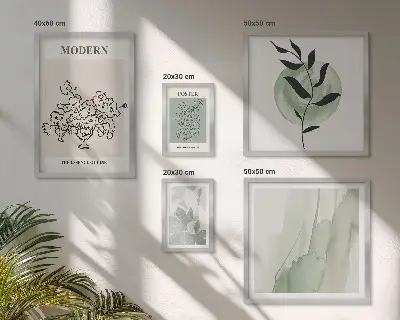 Moderné minimalistické dekorácie sada obrazov nad pohovku
