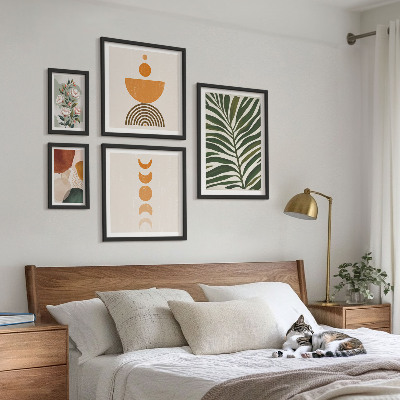 Galéria obrazov na stenu Rastlinné vzory boho tvary