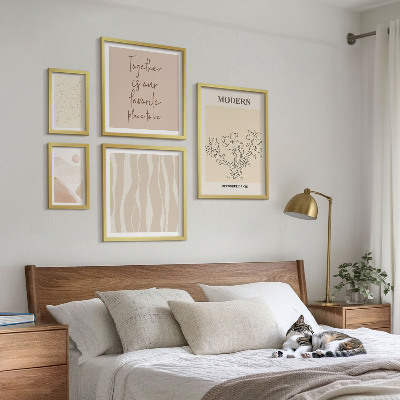 Sada obrazov nad pohovku Moderný minimalistický štýl