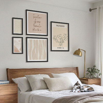 Sada obrazov nad pohovku Moderný minimalistický štýl