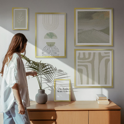 Galéria obrazov na stenu Štýlová pastelová grafika prírody