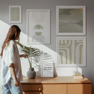 Galéria obrazov na stenu Štýlová pastelová grafika prírody