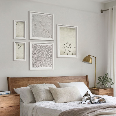 Galéria obrazov na stenu Minimalistická maľba vtákov