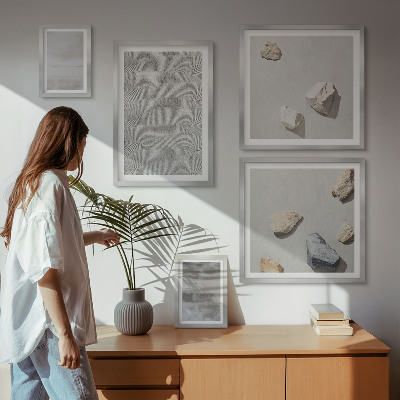 Galéria obrazov na stenu Moderné minimalistické textúry