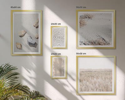 Galéria obrazov na stenu Boho prírodné textúry