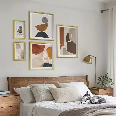 Abstraktné obrazy na stenu dekoratívne maľby
