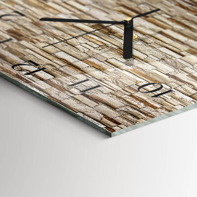 Štvorcové hodiny na stenu Slinok