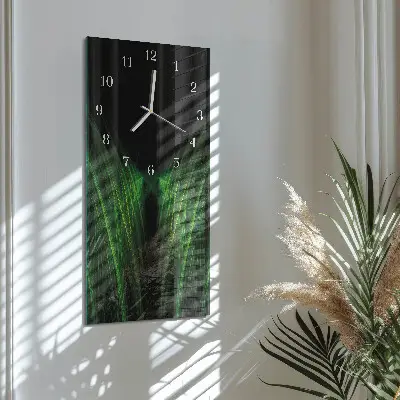Vertikálne sklenené hodiny na stenu Ďaleko