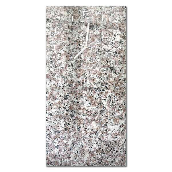 Nástenné hodiny sklenené vertikálne Grafit