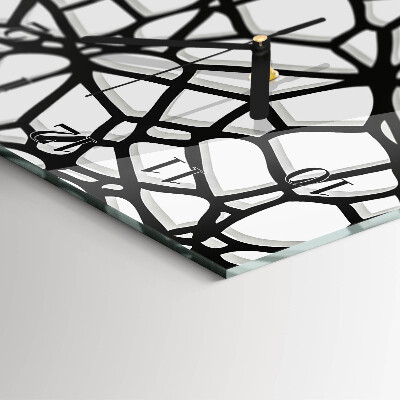 Nástenné hodiny sklenené vertikálne Vzor