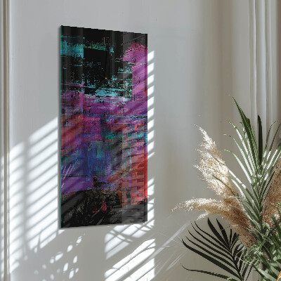 Hodiny s fotkou sklenené vertikálne Kus