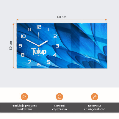 Hodiny s fotkou sklenené horizontálne Kávová surovina
