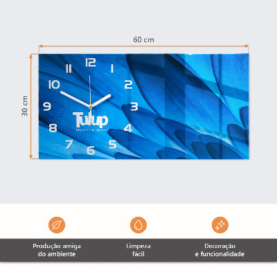 Hodiny s fotkou sklenené horizontálne Potopené cennosti