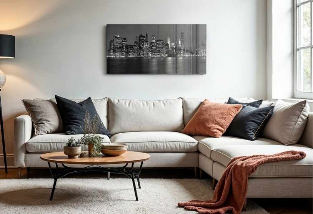 čierna v interiéroch