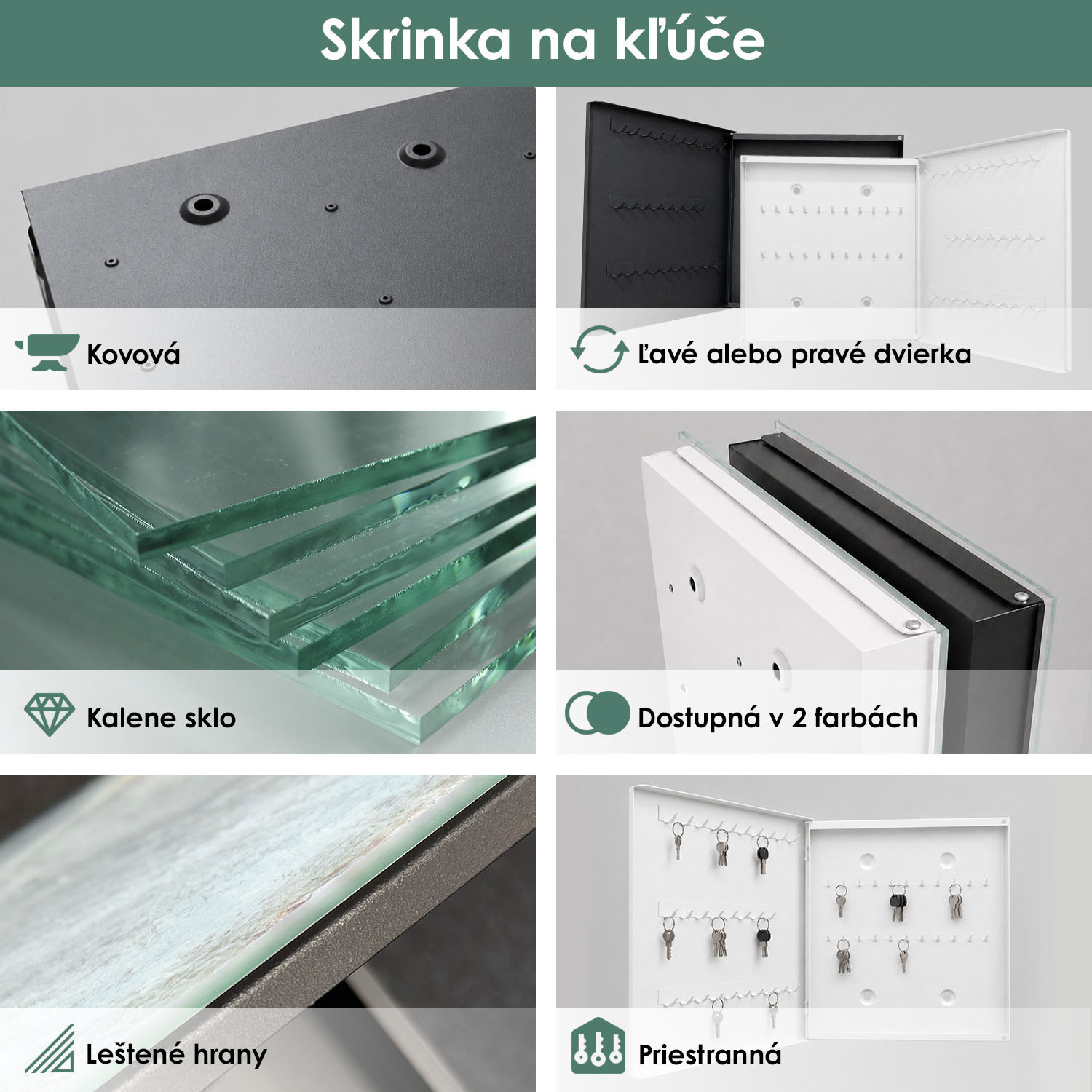 Infografika skrinky na kľ&uacute;če