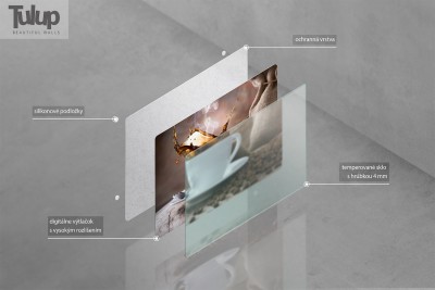 Vizualizácia doskových prvkov na skle