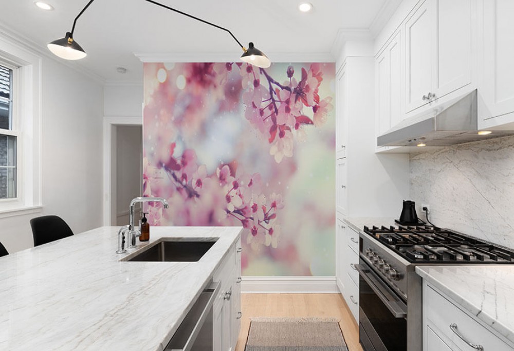 Stena v kuchyni bez renovácie